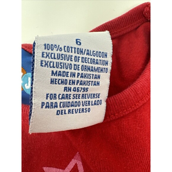 Vintage Dora The Explorer Long Sleeve TShirt Girls Size 6 Nick Jr Cheerleading - Picture 6 of 8